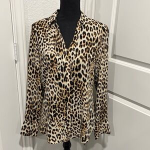 Worthington Animal Print Blouse